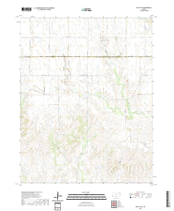 USGS Topographic Map – Sun City NE