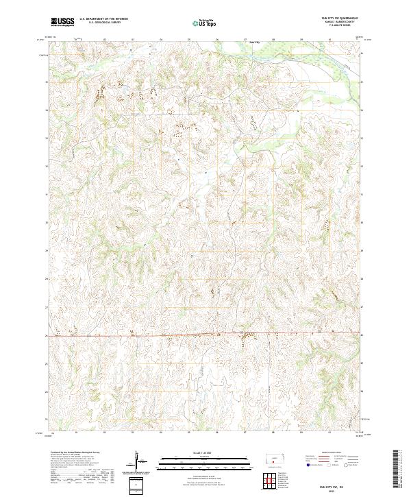 USGS Topographic Map – Sun City SW