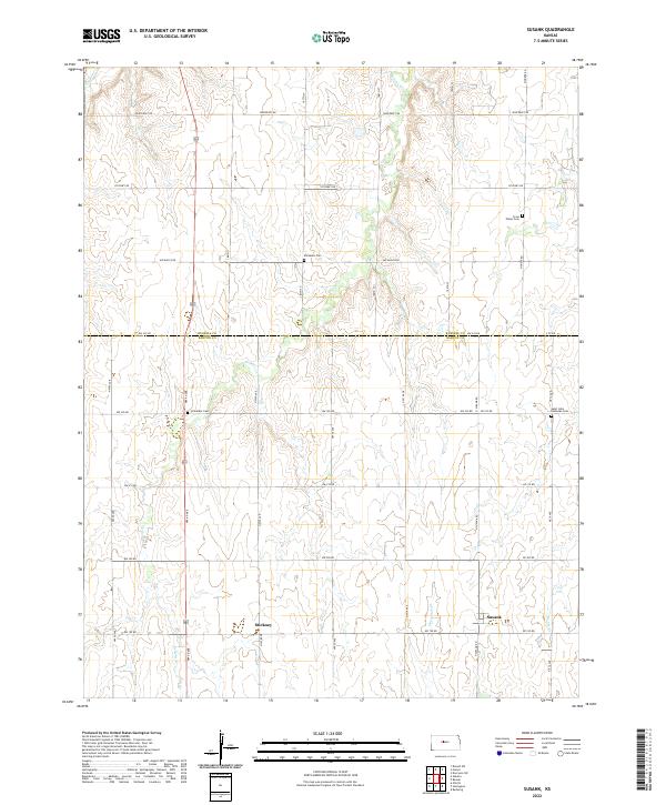 USGS Topographic Map – Susank