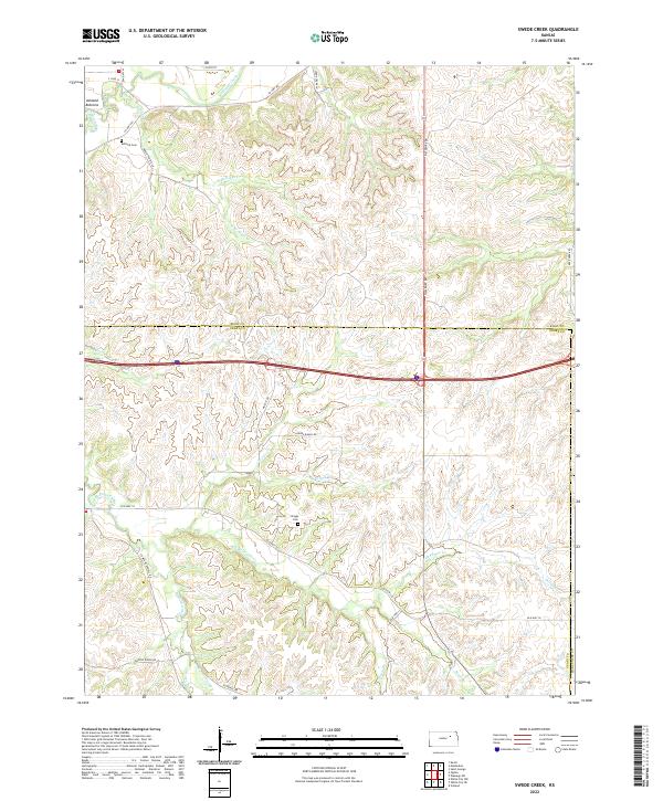 USGS Topographic Map – Swede Creek