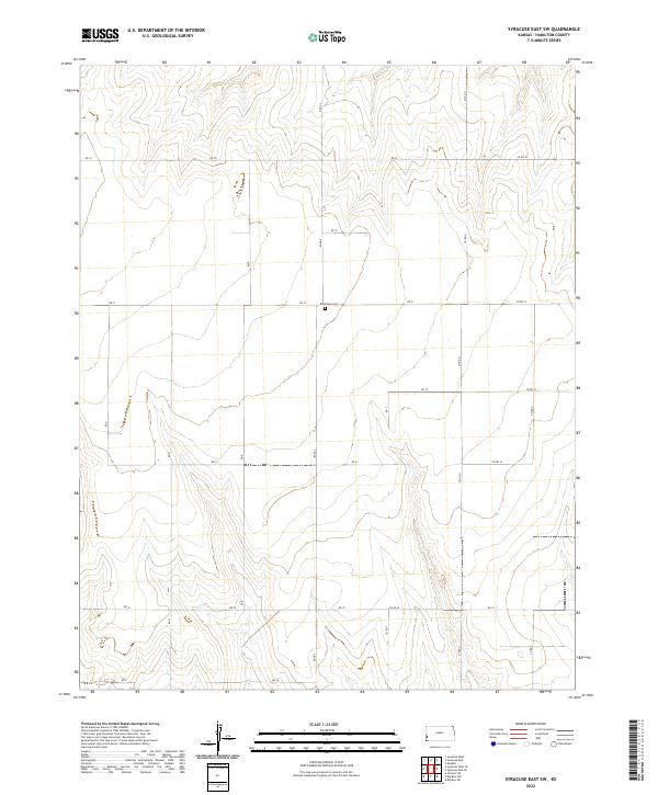 USGS Topographic Map – Syracuse East SW