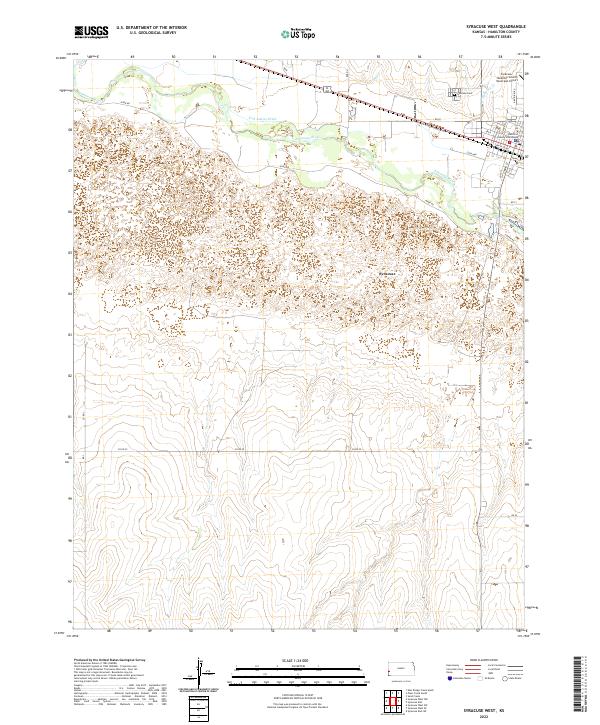 USGS Topographic Map – Syracuse West