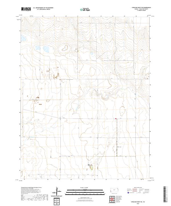 USGS Topographic Map – Syracuse West SW