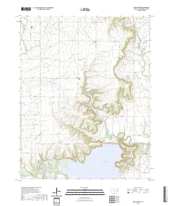 USGS Topographic Map – Table Mound