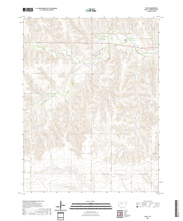 USGS Topographic Map – Tasco