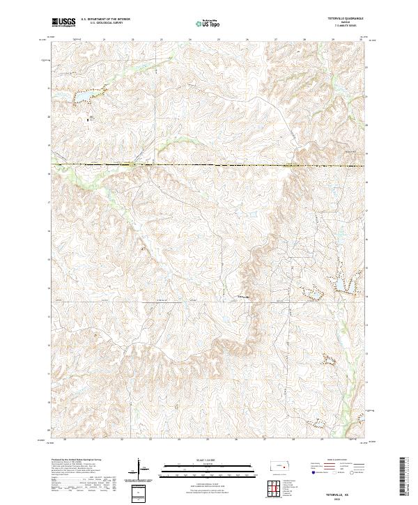 USGS Topographic Map – Teterville