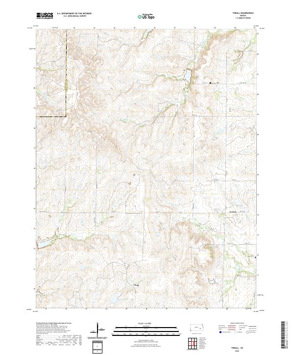 USGS Topographic Map – Thrall