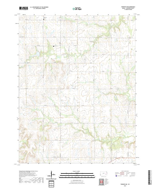 2022 Map of Toronto NE, 2022 Print