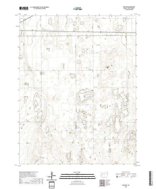 USGS Topographic Map – Tractor