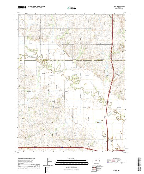 USGS Topographic Map – Trenton