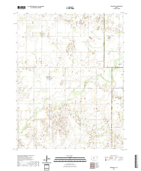 USGS Topographic Map – Trousdale