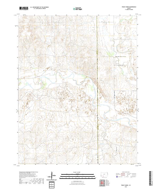 USGS Topographic Map – Trout Creek