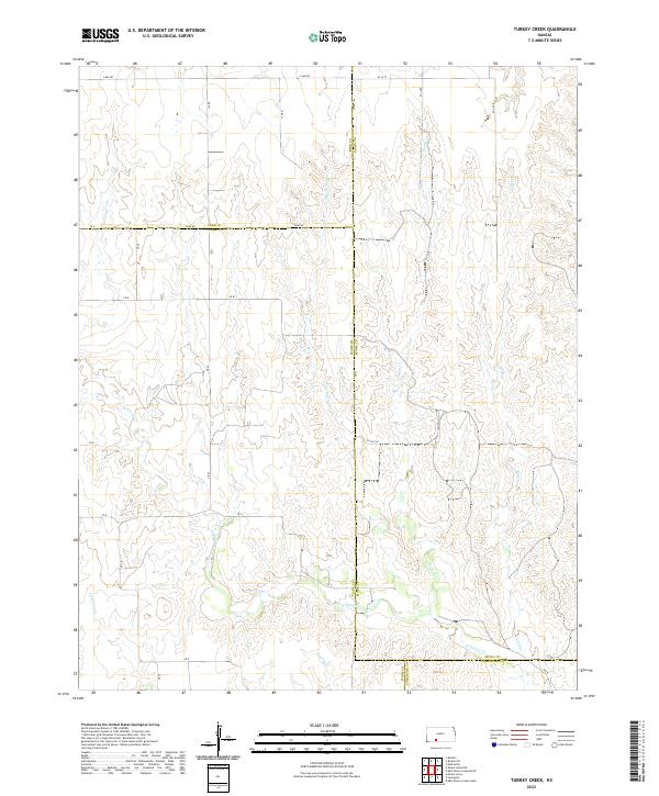 USGS Topographic Map – Turkey Creek