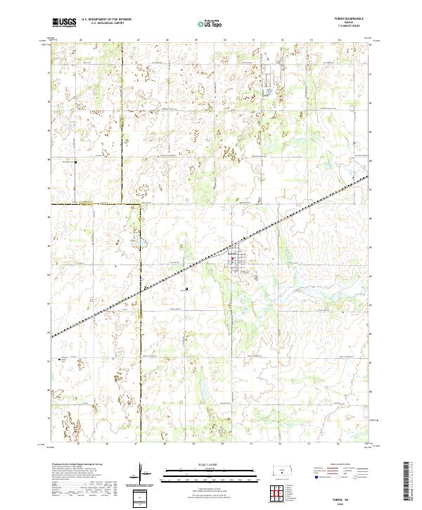 USGS Topographic Map – Turon