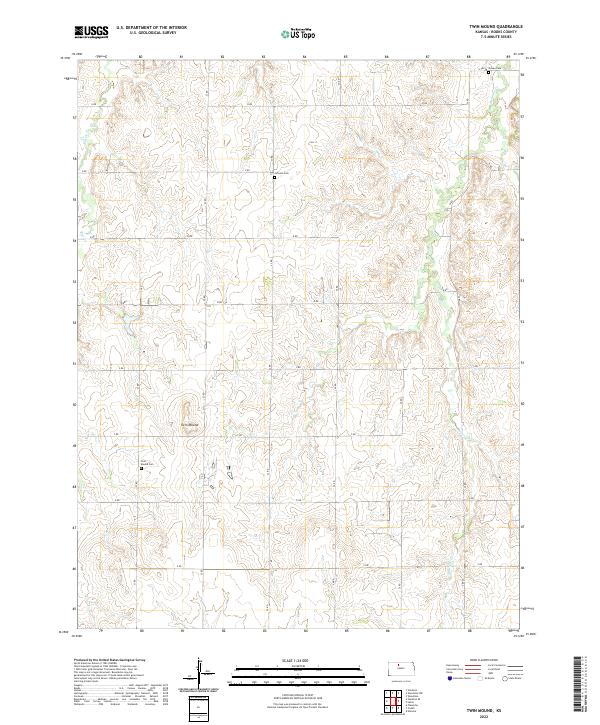 USGS Topographic Map – Twin Mound