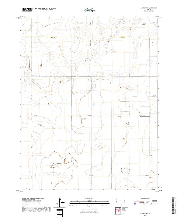 USGS Topographic Map – Ulysses NW