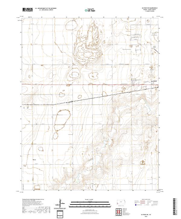 USGS Topographic Map – Ulysses SW
