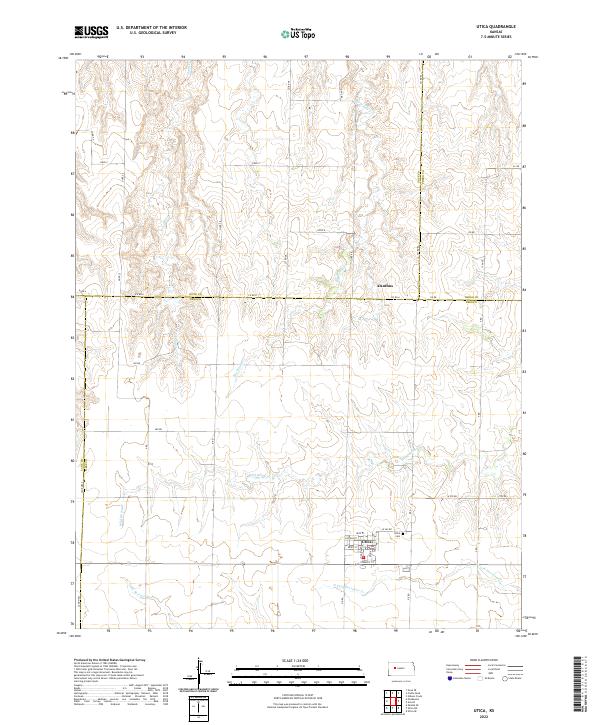 USGS Topographic Map – Utica