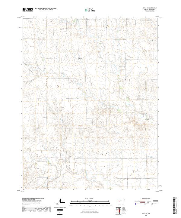 USGS Topographic Map – Utica SE