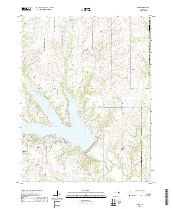 USGS Topographic Map – Vassar