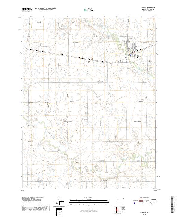 USGS Topographic Map – Victoria