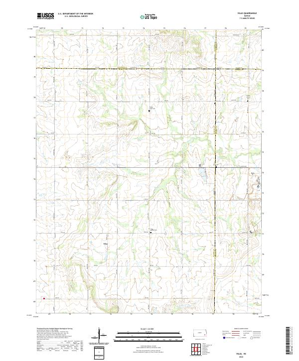 USGS Topographic Map – Vilas