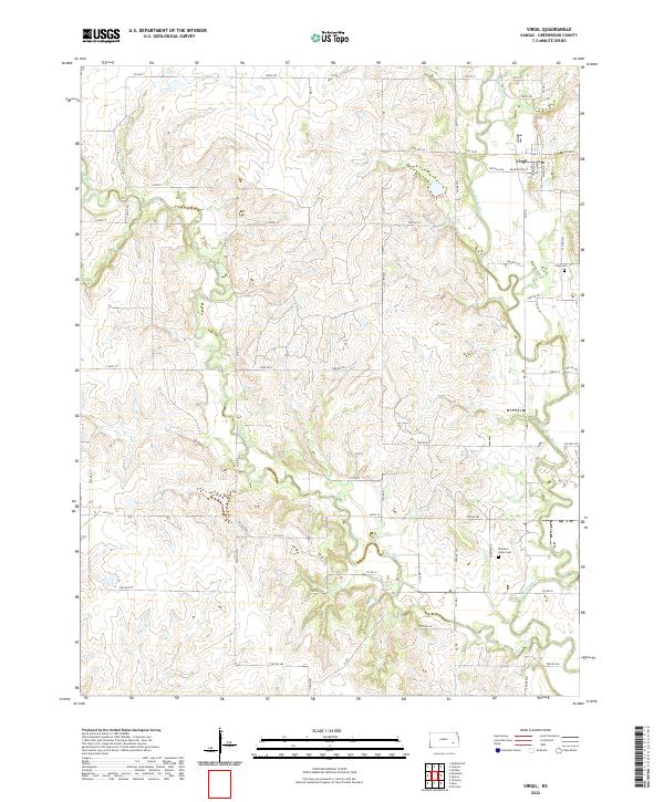 USGS Topographic Map – Virgil