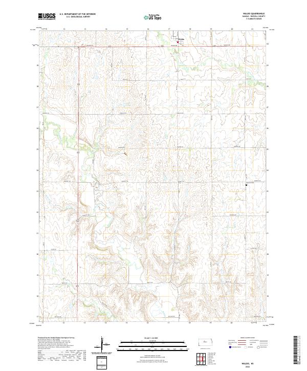 USGS Topographic Map – Waldo
