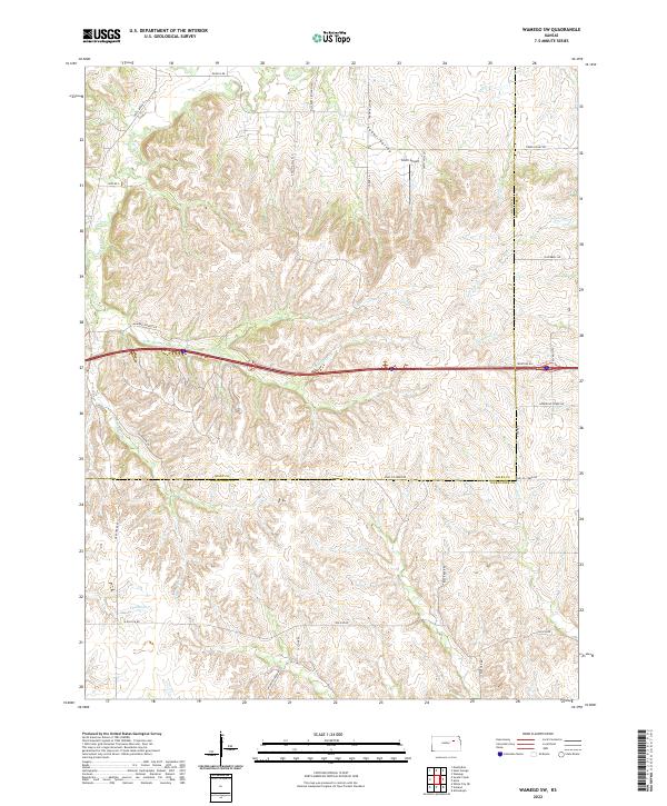 USGS Topographic Map – Wamego SW