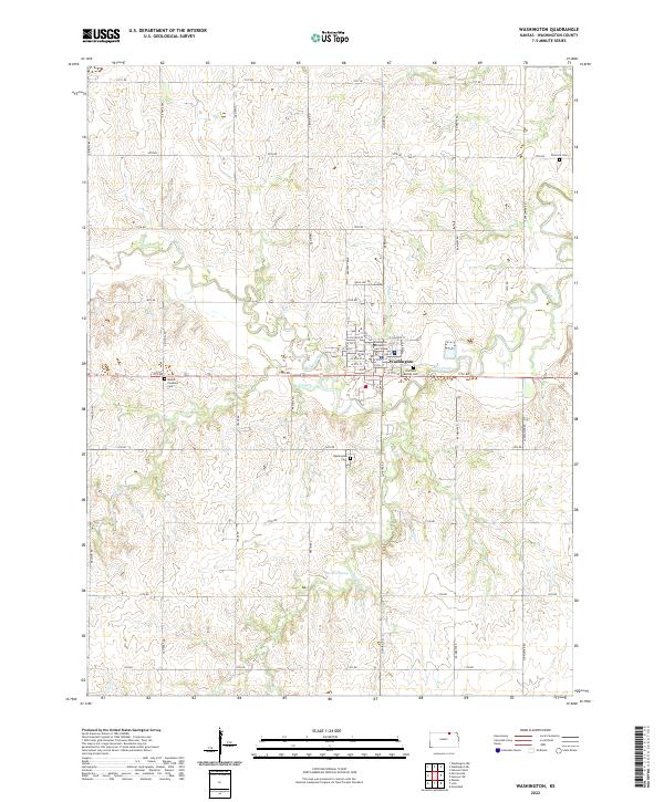 USGS Topographic Map – Washington