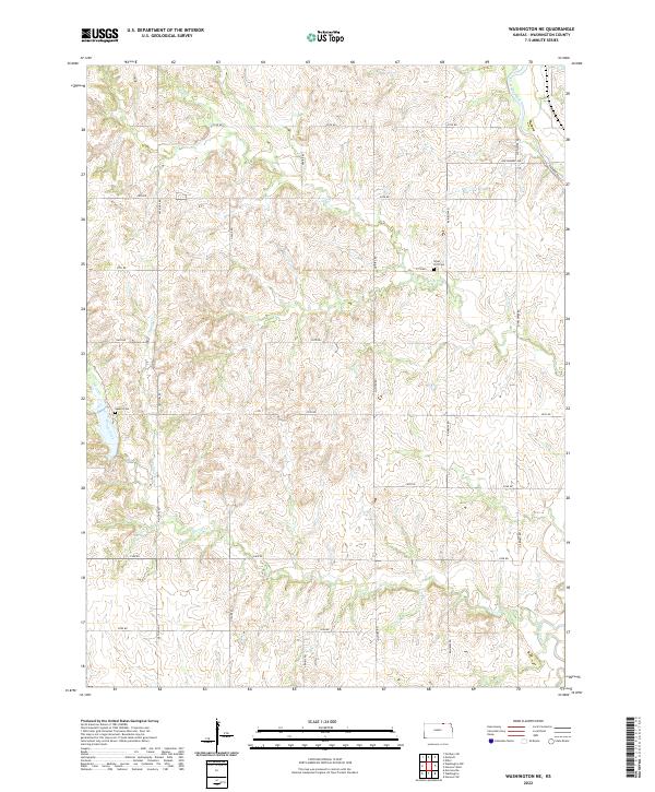 USGS Topographic Map – Washington NE