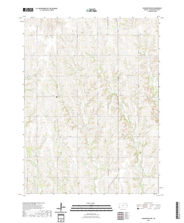 USGS Topographic Map – Washington NW