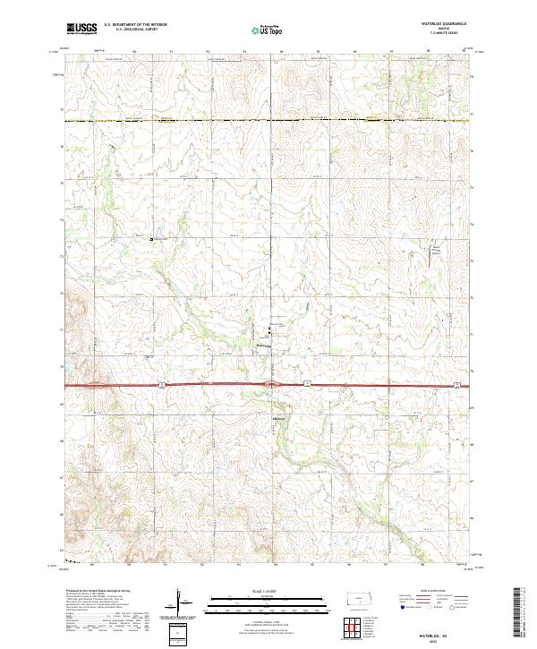 USGS Topographic Map – Waterloo