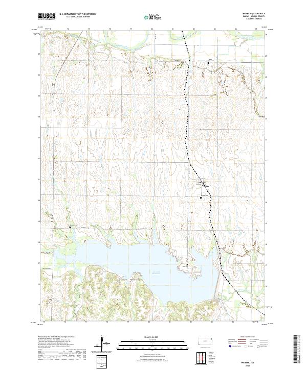 USGS Topographic Map – Webber
