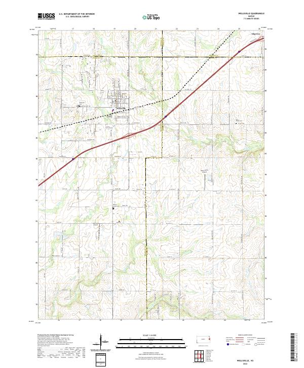 USGS Topographic Map – Wellsville