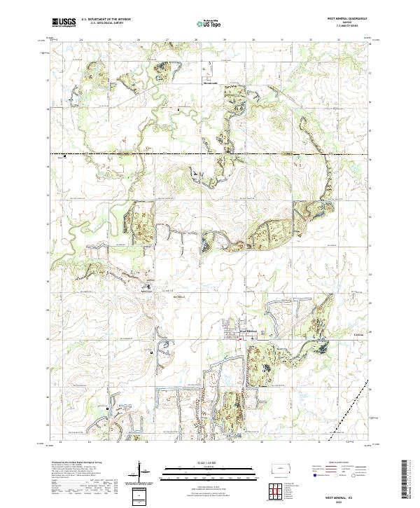 USGS Topographic Map – West Mineral