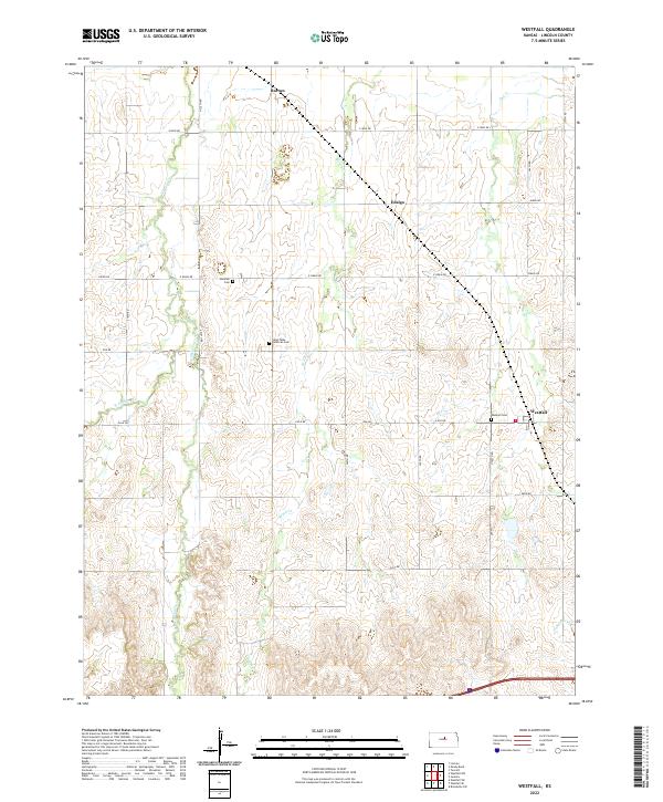 USGS Topographic Map – Westfall