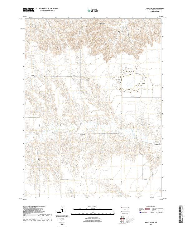USGS Topographic Map – White Canyon