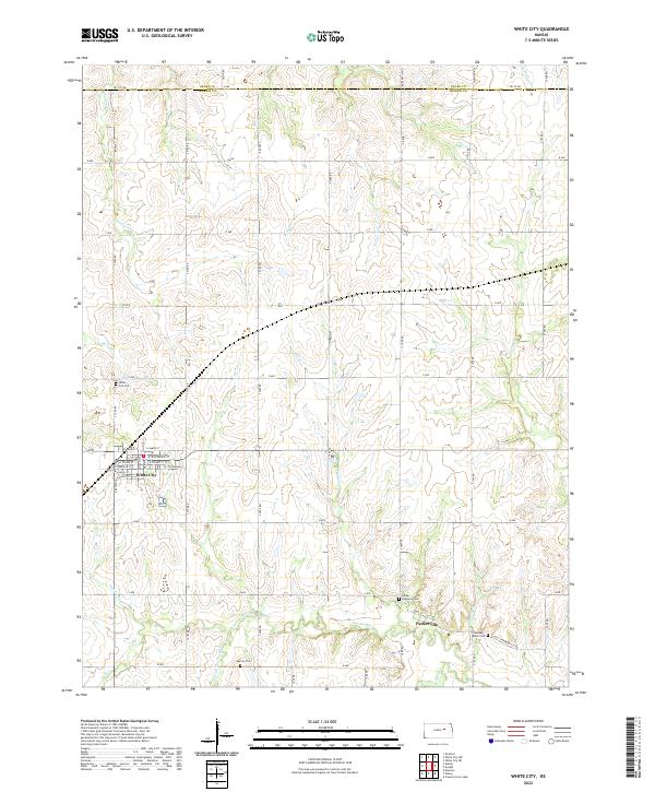 USGS Topographic Map – White City