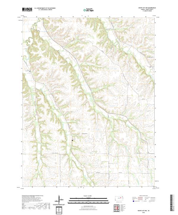 USGS Topographic Map – White City NW