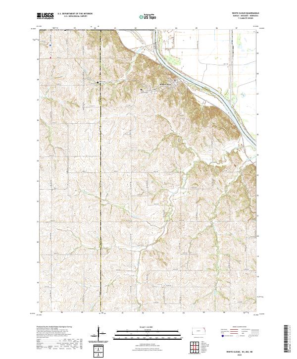 USGS Topographic Map – White Cloud