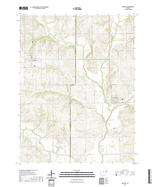 USGS Topographic Map – Whiting