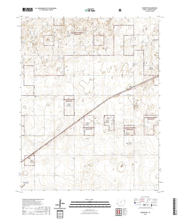 USGS Topographic Map – Wilburton