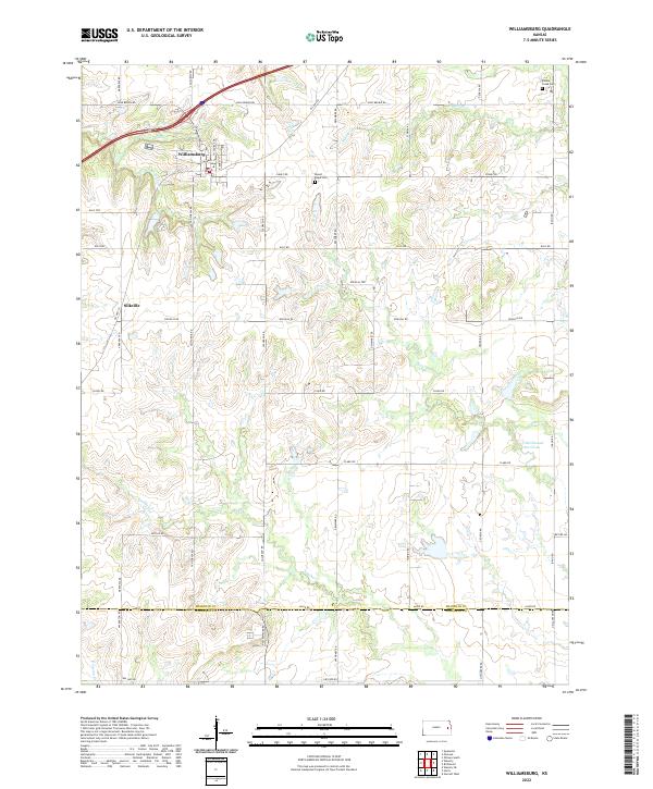 USGS Topographic Map – Williamsburg