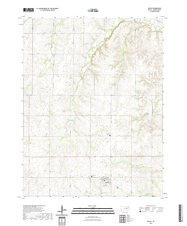 USGS Topographic Map – Wilsey