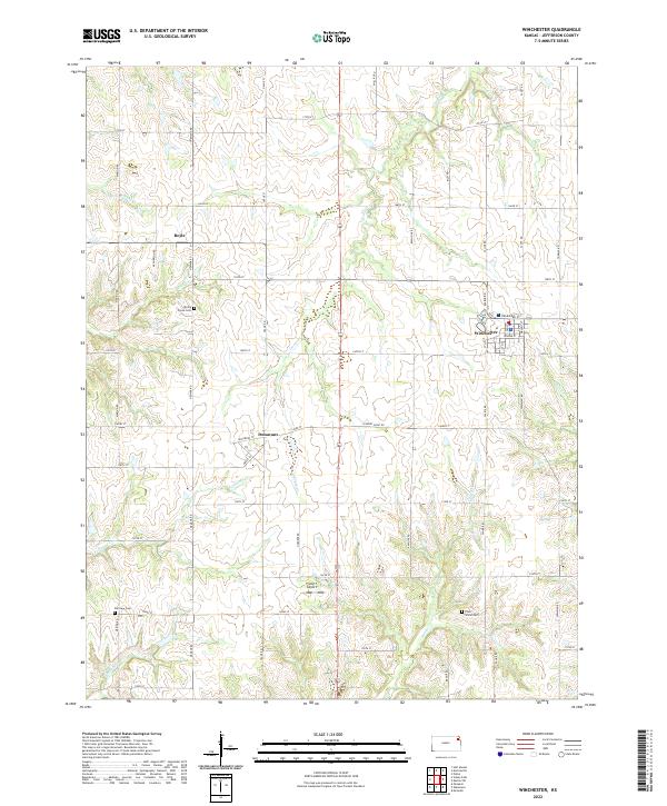 USGS Topographic Map – Winchester