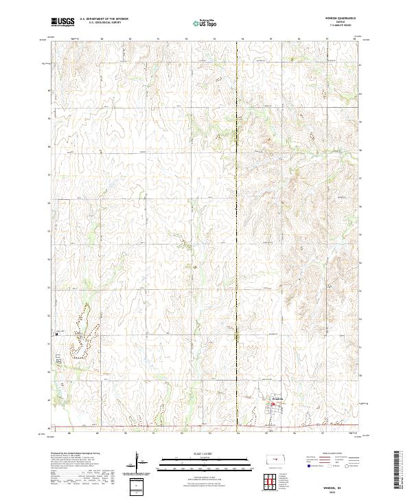 USGS Topographic Map – Windom
