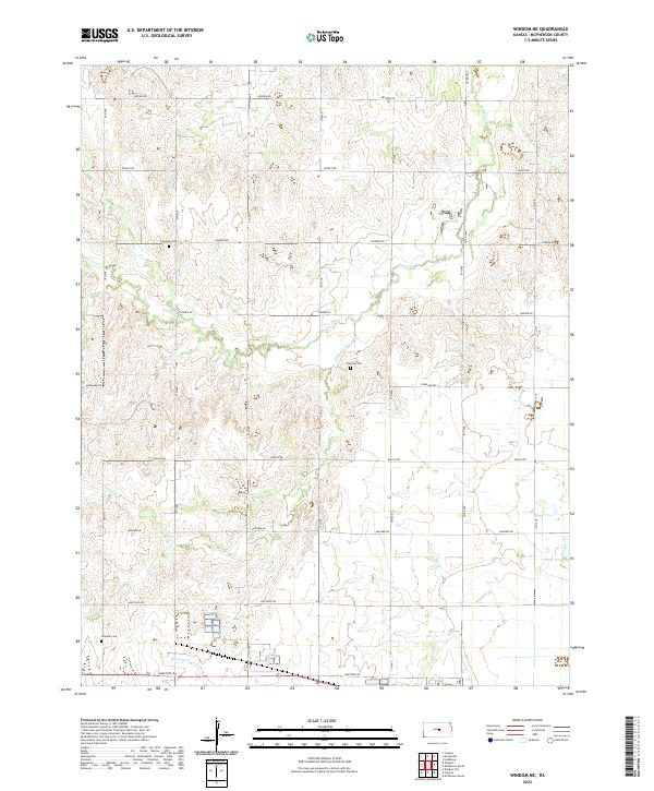USGS Topographic Map – Windom NE