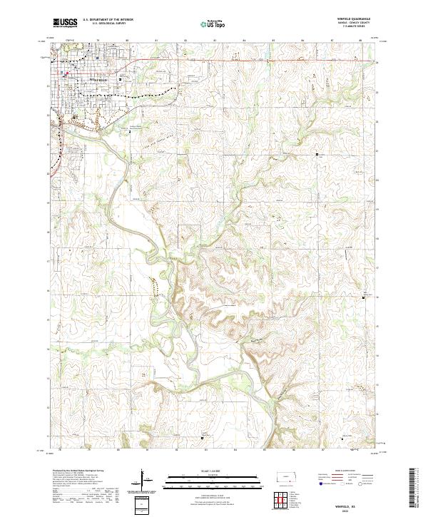 USGS Topographic Map – Winfield