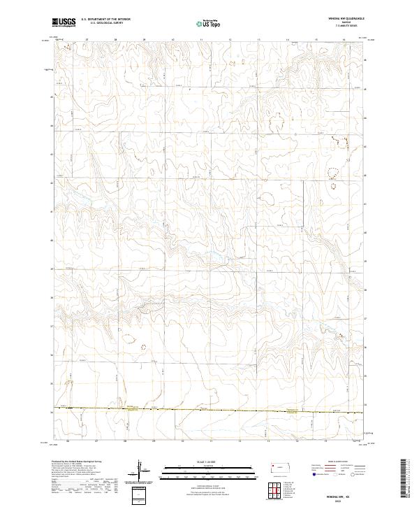 2022 Map of Winona NW, 2022 Print
